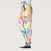 Leggings Motif léopard coloré (Gauche)