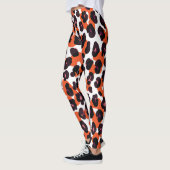 Leggings Motif Léopard coloré : Design sans couture. (Gauche)