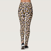 Leggings Motif Léopard Or Rose (Dos)