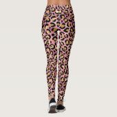 Leggings Motif Léopard Or Rose (Dos)