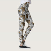 Leggings Motif Leopard & Peonies (Droite)