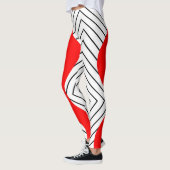 Leggings Motif lignes (Gauche)