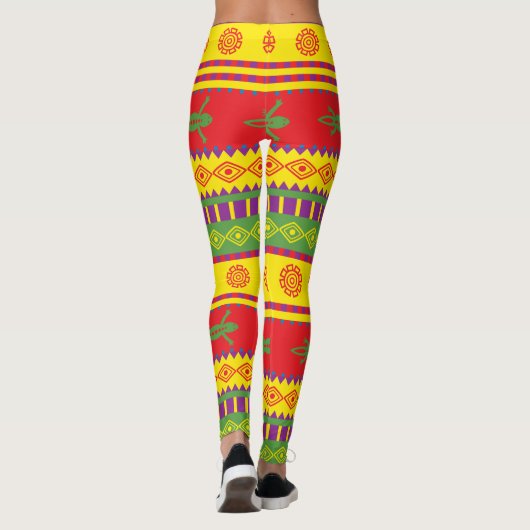 Leggings Motif Lizard mexicain (Dos)