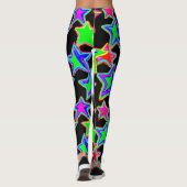 Leggings Motif lumineux Neon Starlight (Dos)