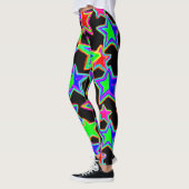 Leggings Motif lumineux Neon Starlight (Gauche)
