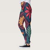 Leggings Motif magique Fleurs (Gauche)