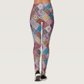 Leggings Motif Mandala/Carrelage marocain (Dos)
