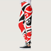 Leggings Motif maori 2 de Kowhaiwhai (Gauche)