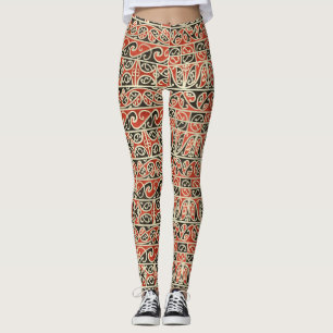 Leggings Motif maori tribal de Kowhaiwhai Koru Nouvelle