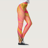 Leggings motif marbré abstrait (Droite)