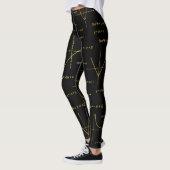 Leggings motif mathématique Abstrait (Gauche)
