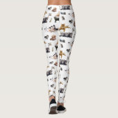 Leggings Motif mignon avec des photos de Chats et chatons (Dos)