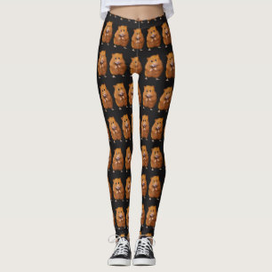 Leggings Motif mignon de hamster, art original de hamster