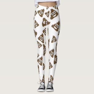 Leggings Motif mignon drôle d'Emoji de dunette