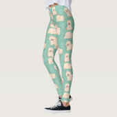 Leggings Motif mignon Ours blancs (Gauche)