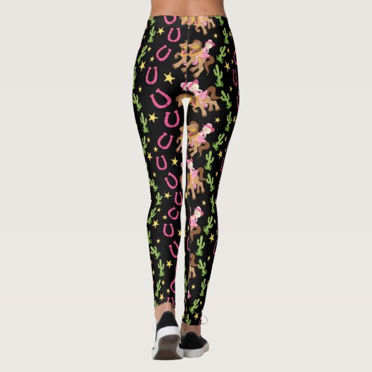 Leggings Motif mignon petite fille (Dos)