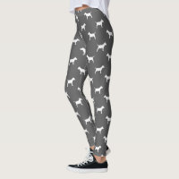 Motif miniature de silhouettes de bull-terrier