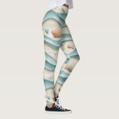 Leggings Motif minimal bohème de plage (Droite)