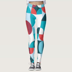 Leggings Motif minimaliste des années 70 rétro