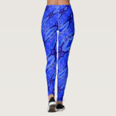 Leggings motif moderne Abstrait (Dos)