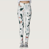 Leggings Motif moderne Abstrait Terrazzo (Devant)