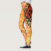 Leggings Motif moderne de peau de léopard #20 (Gauche)