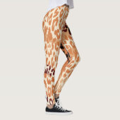 Leggings Motif moderne de peau de léopard #21 (Droite)