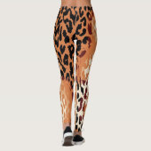 Leggings Motif moderne de peau de léopard #21 (Dos)
