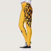 Leggings Motif moderne de peau de léopard #24 (Gauche)