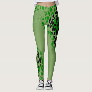 Leggings Motif moderne de peau de léopard #27