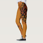Leggings Motif moderne de peau de léopard #29 (Gauche)
