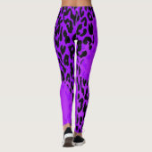 Leggings Motif moderne de peau de léopard #33 (Dos)