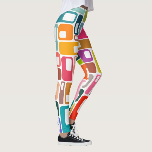 Leggings Motif moderne du milieu du siècle (Droite)