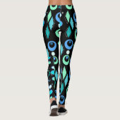 Leggings Motif moderne du milieu du siècle (Dos)