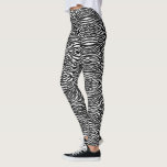 Leggings Motif moderne en bande blanche noire élégante Legg<br><div class="desc">Motif moderne Black White Stripe Leggings élégants à porter pour cet événement spécial,  entraînement ou juste parce que. Profite.</div>