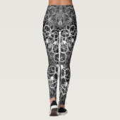 Leggings Motif monochrome de bicyclettes - les guêtres du (Dos)