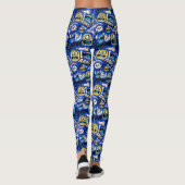 Leggings Motif monstre Halloween amusant (Dos)