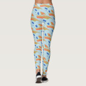 Leggings Motif mosaïque Abstrait (Dos)