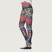 Leggings Motif Motif Palestinien Broderie. (Gauche)
