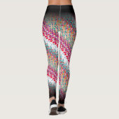 Leggings Motif MultiColor Abstrait (Dos)