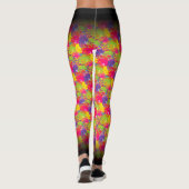 Leggings Motif MultiColor Abstrait (Dos)