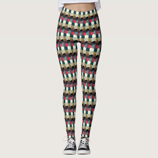Leggings Motif multicolore (Devant)