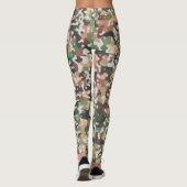 Leggings Motif multicolore (Dos)
