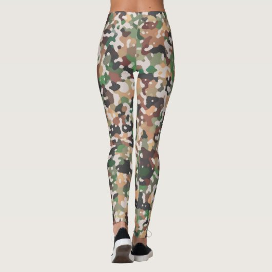 Leggings Motif multicolore (Dos)