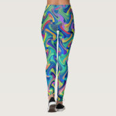 Leggings Motif multicolore (Dos)