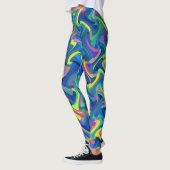 Leggings Motif multicolore (Gauche)