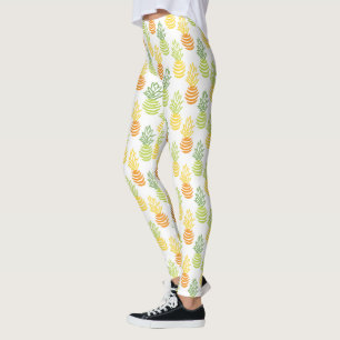 Leggings Motif multicolore de fruit d'ananas coloré d'été