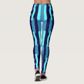 Leggings Motif multicolore transparent "Ratti_Creative_Arts (Dos)