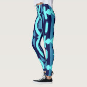 Leggings Motif multicolore transparent "Ratti_Creative_Arts (Gauche)