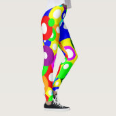 Leggings Motif multilingue simple à distance (Droite)